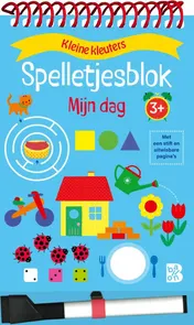 Omslag van Spelletjesblok met viltstift 3+ Mijn dag