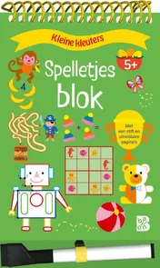 Omslag van Spelletjesblok met viltstift 5+