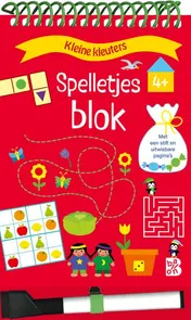 Omslag van Spelletjesblok met viltstift 4+