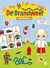 Omslag van De brandweer spelletjesboek