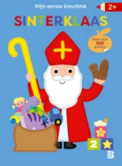 Omslag van Mijn allereerste kleurblok met stickers: Sinterklaas