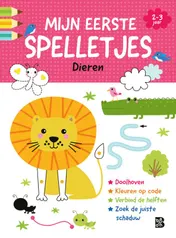 Omslag van Mijn eerste spelletjes: Dieren (2-3 jaar)