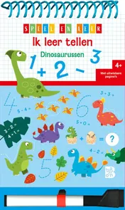 Omslag van Ik leer tellen Dinosaurussen