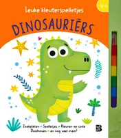 Omslag van Leuke kleuterspelletjes: Dino's