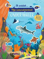 Omslag van Ik ontdek: Mijn natuurstickerboek: Onder water