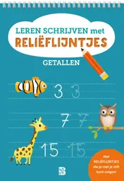 Omslag van Leren schrijven met reliëflijntjes: Getallen
