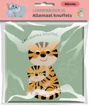 Omslag van Blije baby: Allemaal knuffels (linnenboekje)