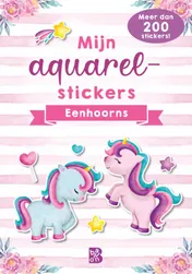 Omslag van Mijn aquarelstickers eenhoorns