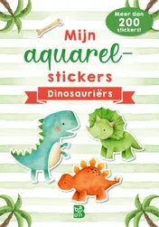 Omslag van Mijn aquarelstickers dinosauriërs