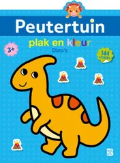 Omslag van Plak en kleur Dino's