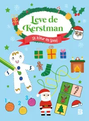Omslag van Kerstmis: Leve de Kerstman: ik kleur en speel