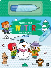Omslag van Kleuren met water voor de kleintjes: Winter