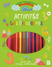 Omslag van Bloc d'activités avec feutres: Les dinosaures (iSeek) 2026