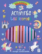 Omslag van Bloc d'activités avec feutres: Les licornes (iSeek) 2026