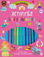 Omslag van Bloc d'activités avec feutres: Les princesses (iSeek)