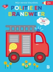 Omslag van Mijn eerste kleurblok: Politie en brandweer