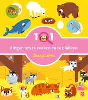 Omslag van 101 dingen om te zoeken en te plakken: Babydieren