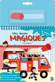 Omslag van Je colorie avec de l'eau 2026 : Les pompiers
