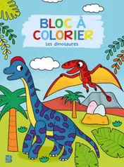 Omslag van Bloc à colorier 2026 : Les dinosaures