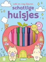 Omslag van Cute en cosy kleuren: Schattige huisjes