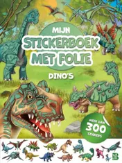 Omslag van Mijn stickerboek met folie: Dino's