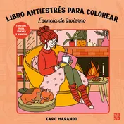 Omslag van Coloriages anti-stress : Winter vibes CAST