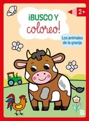Omslag van Cherche et colorie: Les animaux de la ferme CAST