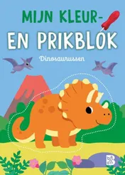 Omslag van Mijn kleur- en prikblok: Dinosaurussen
