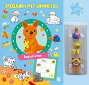 Omslag van Speelboek met gommetjes: Babydieren