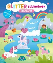 Omslag van Glitterstickerboek: Eenhoorns