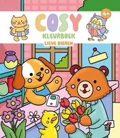 Omslag van Cosy kleurboek: Lieve dieren