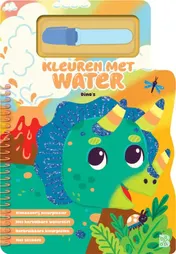 Omslag van Kleuren met water: Dino's