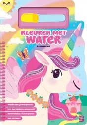 Omslag van Kleuren met water: Eenhoorns