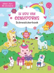 Omslag van Ik hou van eenhoorns: Scènestickerboek