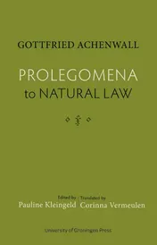 Omslag van Prolegomena to Natural Law