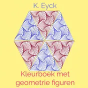 Omslag van Kleurboek met geometrie figuren