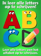 Omslag van Ik leer alle letters op te schrijven!