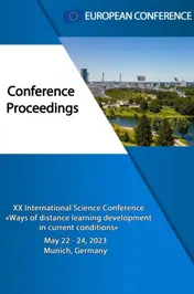 Omslag van Ways of distance learning development in current conditions
