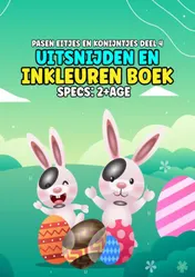Omslag van Pasen Eitjes en Konijntjes deel 4