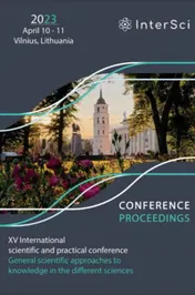 Omslag van International scientific and practical conference "General scientific approaches to knowledge in the different sciences"