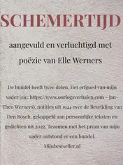 Omslag van SCHEMERTIJD