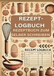 Omslag van Rezept-Logbuch : Rezeptbuch zum selber schreiben Geschenkidee
