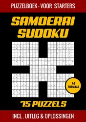 Omslag van Samoerai Sudoku - Puzzelboek voor Starters - 75 Puzzels