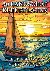 Omslag van Landschap Kleurplaten - Kleurboek voor Volwassenen