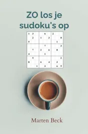 Omslag van ZO los je sudoku's op