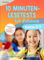 Omslag van 10 Minuten Lesetests für Zuhause Klasse 2/3 Deutsch