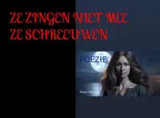 Omslag van ZE ZINGEN NIET MEE ZE SCHREEUWEN