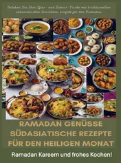 Omslag van Ramadan Genüsse: Südasiatische Rezepte für den heiligen Monat: Ramadan Kareem und frohes Kochen!