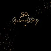 Omslag van 50. Geburtstag- Gästebuch Blanko