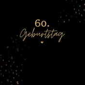 Omslag van 60. Geburtstag- Gästebuch Blanko